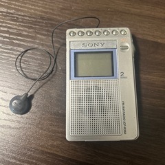 ソニー小型ラジオの画像