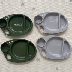 アウトドア用　プラスチックお皿 4枚