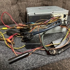  当時物　ケンウッド カセットレシーバー KRC-X500 CDレシーバー　KDC -700 1DIN＋1DIN 配線付き　の画像