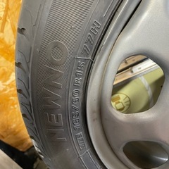 １６５\６０Ｒ15タイヤホイールセット
の画像