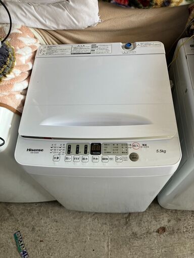 2022年製！！ハイセンス 全自動電気洗濯機 洗濯機 5.5㎏ HW