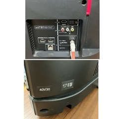 TOSHIBA REGZA 40V30 40インチ液晶テレビ (りんご*) 掛川