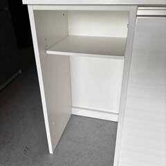 NITORI ニトリ キッチンカウンター、キッチンキャビネット (リガーレ160CT WH) 幅120cm Used/美品の画像