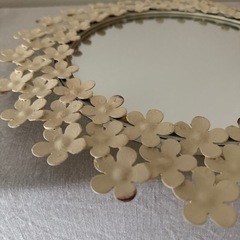 アイアン　壁掛け　ミラー　大の画像