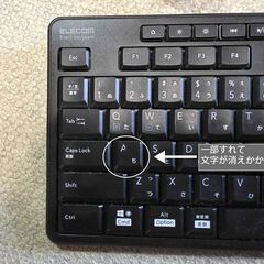 有線テンキーレスキーボードの画像