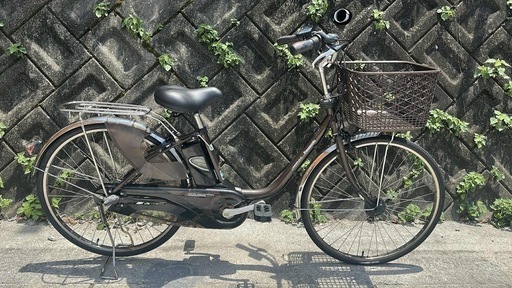 YAMAHAヤマハ電動アシスト自転車26インチ 8.9Ah グレー ヤマハ電動