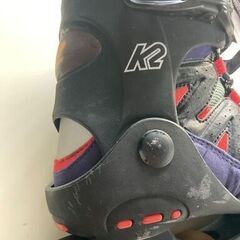 K2　インラインローラースケート25㎝　プロテクターセット　膝パッド 肘パッド 手首ガードの画像