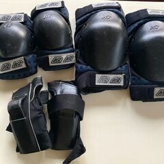 K2　インラインローラースケート25㎝　プロテクターセット　膝パッド 肘パッド 手首ガードの画像