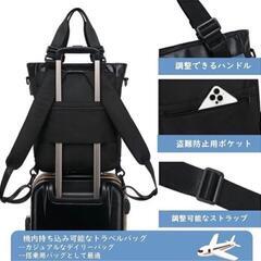 4way✨comely リュック トートバッグ ハンドバッグ ショルダー 便利の画像