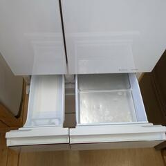 Panasonic 500L 5ドア冷蔵庫 大型冷蔵庫 NR-F504HPX-W 2019年製 動作確認済み【こちらは店舗です。浜村鹿野温泉ICから3分 買取本舗 宮本リサイクル 営業時間9～19時 定休日水曜のみ←連絡できませんm(_ _)m】の画像