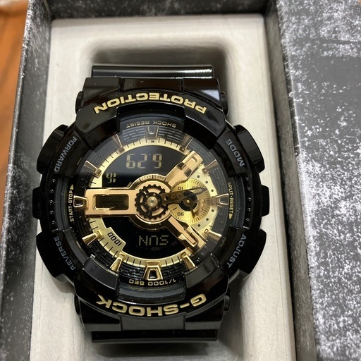 G-SHOCK  箱付き未使用品　ブラック　ゴールド