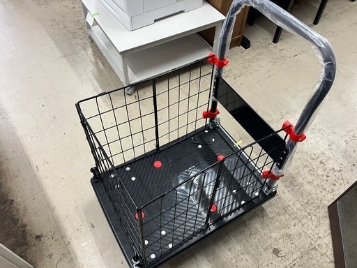 I2507-023 折りたたみ式カート台車 フェンス付き 新品未使用