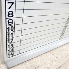 月予定表 幅約90cm 壁掛け 事務用品 スケジュール ホワイトボード  ☆ 札幌市北区屯田  の画像