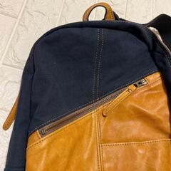 BAGGYPORT バギーポート 本革 神戸 ボディバッグ メンズ 紺 キャメルの画像