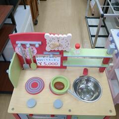 おままごとキッチン お子様玩具 女の子にオススメ 【こちらは店舗です。浜村鹿野温泉ICから3分 買取本舗 宮本リサイクル 営業時間9～19時 定休日水曜のみ←連絡できませんm(_ _)m】の画像