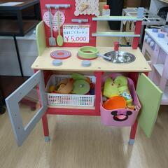 おままごとキッチン お子様玩具 女の子にオススメ 【こちらは店舗です。浜村鹿野温泉ICから3分 買取本舗 宮本リサイクル 営業時間9～19時 定休日水曜のみ←連絡できませんm(_ _)m】の画像