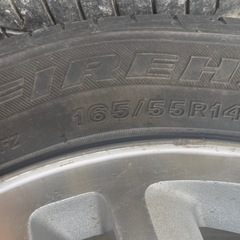 スズキ純正　タイヤホイールセット　14×4.5j 　165/55R14の画像