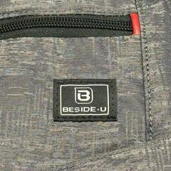 BESIDE.U ビサイユ グレー メッセンジャー ショルダー スキミング防止の画像