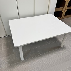 簡単に脚を外せる　ニトリ　ローテーブル ハロー（ホワイト）ニ ト...