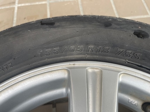 軽自動車　タイヤホイール　13×4.0j  155/65R13