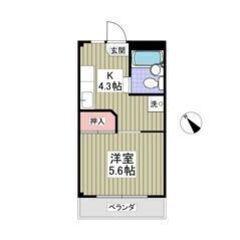 💜💙フリーレント1ヶ月付き💙💜敷礼ゼロ✨鴻巣駅徒歩15分🌟角部屋...
