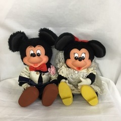 ミッキー　ミニー　ヴィンテージ　人形　ウェディング