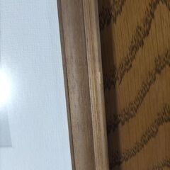 フジカラー木製　額縁５００円　横幅66、5㎝X高さ5５、5㎝X厚さ１、3㎝　新品未使用品の画像