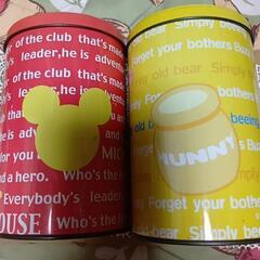 ちょっぴりレトロなディズニー缶セットの画像