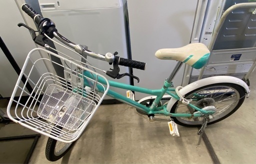 ミントグリーン 20インチ自転車 大阪市引き取り限定
