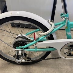 ◎ 自転車　GIRLS LABO 20インチ 6段変速　ミントグリーンの画像