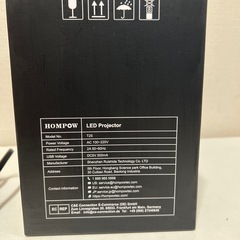 HOMPOW LEDプロジェクターの画像