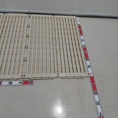 樹脂すのこベッド【町田市再生家具】　0701 Aの画像