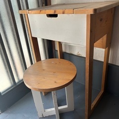 ドレッサー、椅子、セット　中古　現状の画像