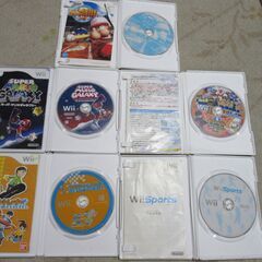 WII用ゲームソフト8本セット　■■　1本当たり200円の画像