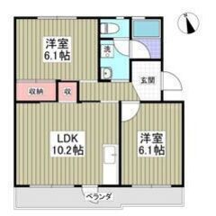 💜💙フリーレント1ヶ月付き💙💜敷礼ゼロ🎶土浦駅徒歩19分✨賃料5...
