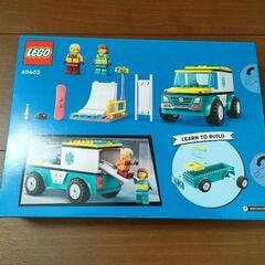 未使用未開封 LEGO city シティ 救急車とスノーボーダー 60403の画像