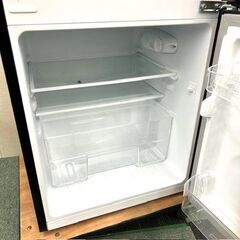 ノンフロン冷凍冷蔵庫 PRC-B092D-M 2020年製 87L 木目調 新生活 一人暮らし 小型 コンパクト おしゃれの画像
