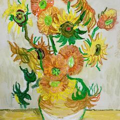 【アトリエべる流山教室】🎨絵の具を何回も重ねたり、混ぜて描いて…...