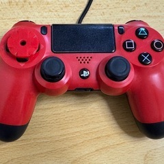 【純正品】 PS4コントローラーレッド 中古品
