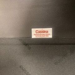 【Cassina】 ソファ カッシーナ 675 MARALUNGA マラルンガ 3人掛けソファ 本革 ブラックの画像