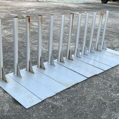 【12個セット】のぼり　補強付ポール立て 3m・4m共用　タイヤ踏み込み式②の画像