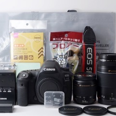 最新機！Canon EOS 5D Mark Ⅳ★Wズームレンズ★三脚付き  1ヶ月動作補償あり！ 安心の補償付き発送！ 送料無料！の画像