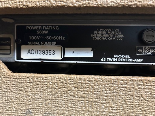 Fender Twin Reverb '65 
