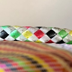 メキシコ製　カラフル ハンドバッグの画像