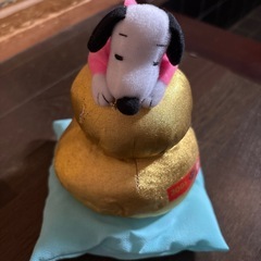 スヌーピー鏡餅ぬいぐるみ