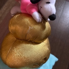 スヌーピー鏡餅ぬいぐるみの画像