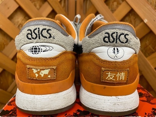 【愛品館江戸川店】アフュー × ビームス × アシックスタイガー ゲルライト3 オレンジ 鯉 1191A119-800 SIZE：27.5CM ID:107-051576-007