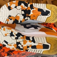 【愛品館江戸川店】アフュー × ビームス × アシックスタイガー ゲルライト3 オレンジ 鯉 1191A119-800 SIZE：27.5CM ID:107-051576-007の画像