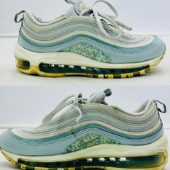 【❗️✨ヴィンテージ品✨❗️】NIKE AIR MAX 97👟ライトブルー 24cm🌟 スタイリッシュスニーカー❗️の画像
