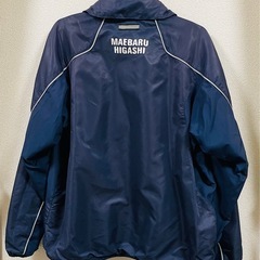 【中古】糸島市前原東中学校 冬用ウィンドブレーカー上下の画像